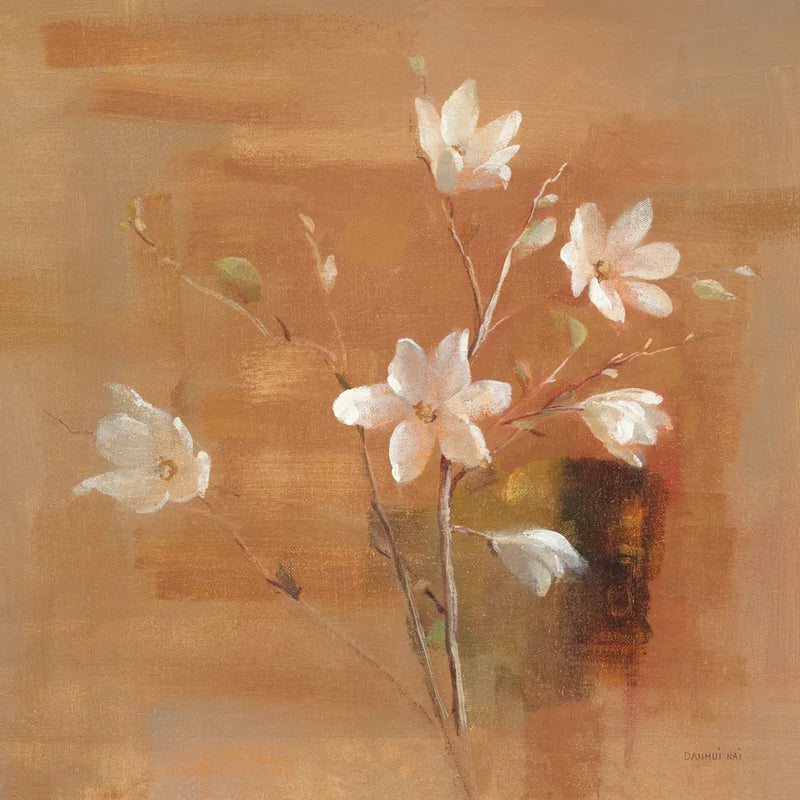 White Magnolia by Danhui Nai. SKU 5428a. Archival Giclee Fine art print for wall decor.