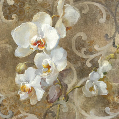 White Orchid by Danhui Nai. SKU 93200a. Archival Giclee Fine art print for wall decor.