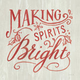 White and Bright Christmas I on Wood by Danhui Nai. SKU 65626a. Archival Giclee Fine art print for wall decor.