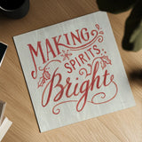 White and Bright Christmas I on Wood by Danhui Nai. Shown as a detailed flat fine art print, highlighting archival giclee quality. Available as an archival giclee rolled canvas, fine art paper, or poster print. SKU 65626a.
