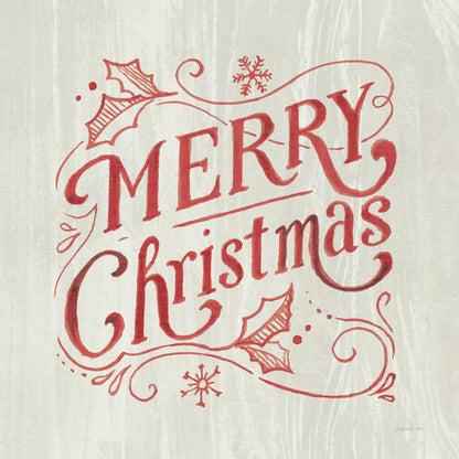 White and Bright Christmas IV on Wood by Danhui Nai. SKU 65629a. Archival Giclee Fine art print for wall decor.