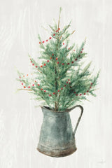 White and Bright Christmas Tree II by Danhui Nai. SKU 65633h. Archival Giclee Fine art print for wall decor.