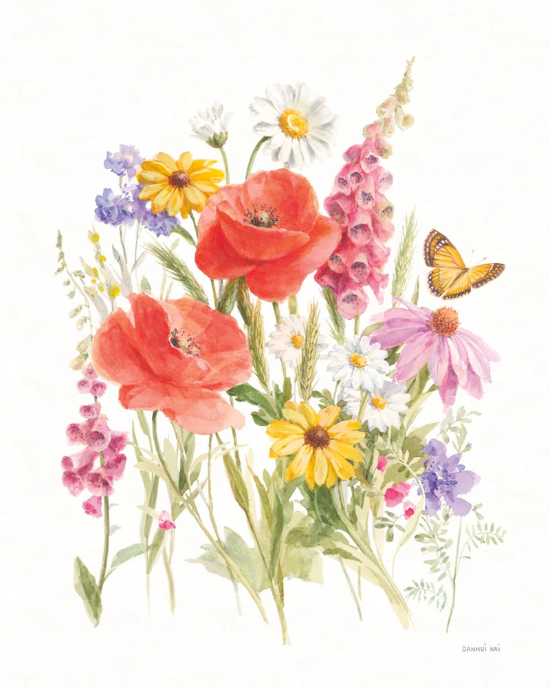 Wildflowers in Bloom III by Danhui Nai