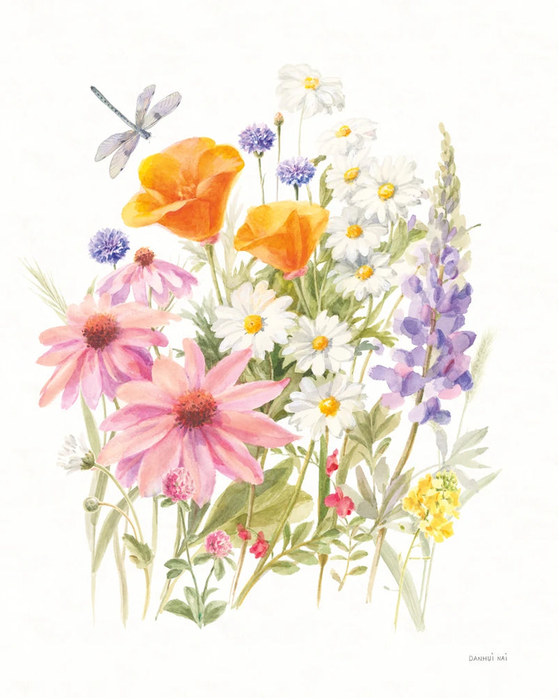 Wildflowers in Bloom IV by Danhui Nai