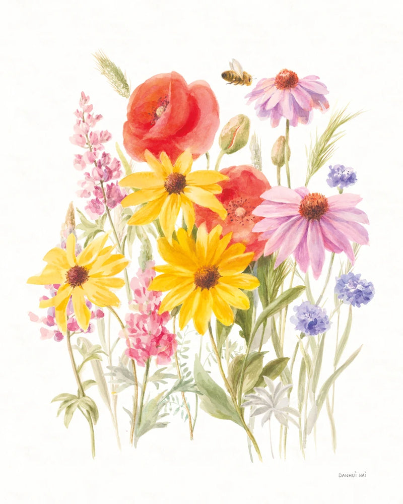 Wildflowers in Bloom V by Danhui Nai