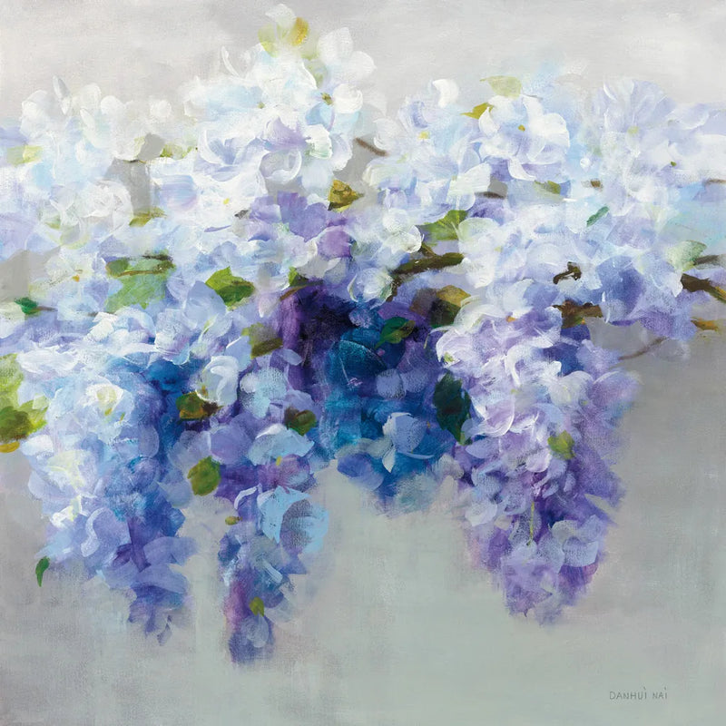 Wisteria by Danhui Nai. SKU 45454a. Archival Giclee Fine art print for wall decor.