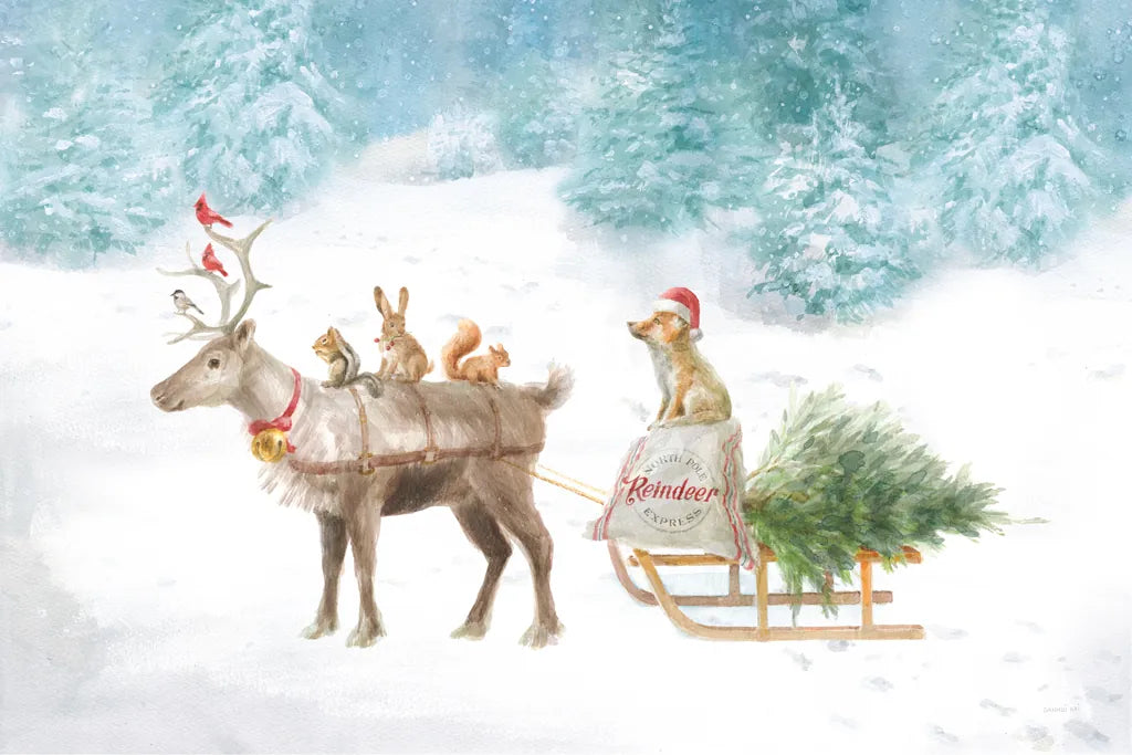 Woodland Celebration I by Danhui Nai. SKU 54903i. Archival Giclee Fine art print for wall decor.