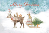 Woodland Celebration I Christmas by Danhui Nai. SKU 58258i. Archival Giclee Fine art print for wall decor.