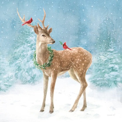 Woodland Celebration III by Danhui Nai. SKU 54905a. Archival Giclee Fine art print for wall decor.