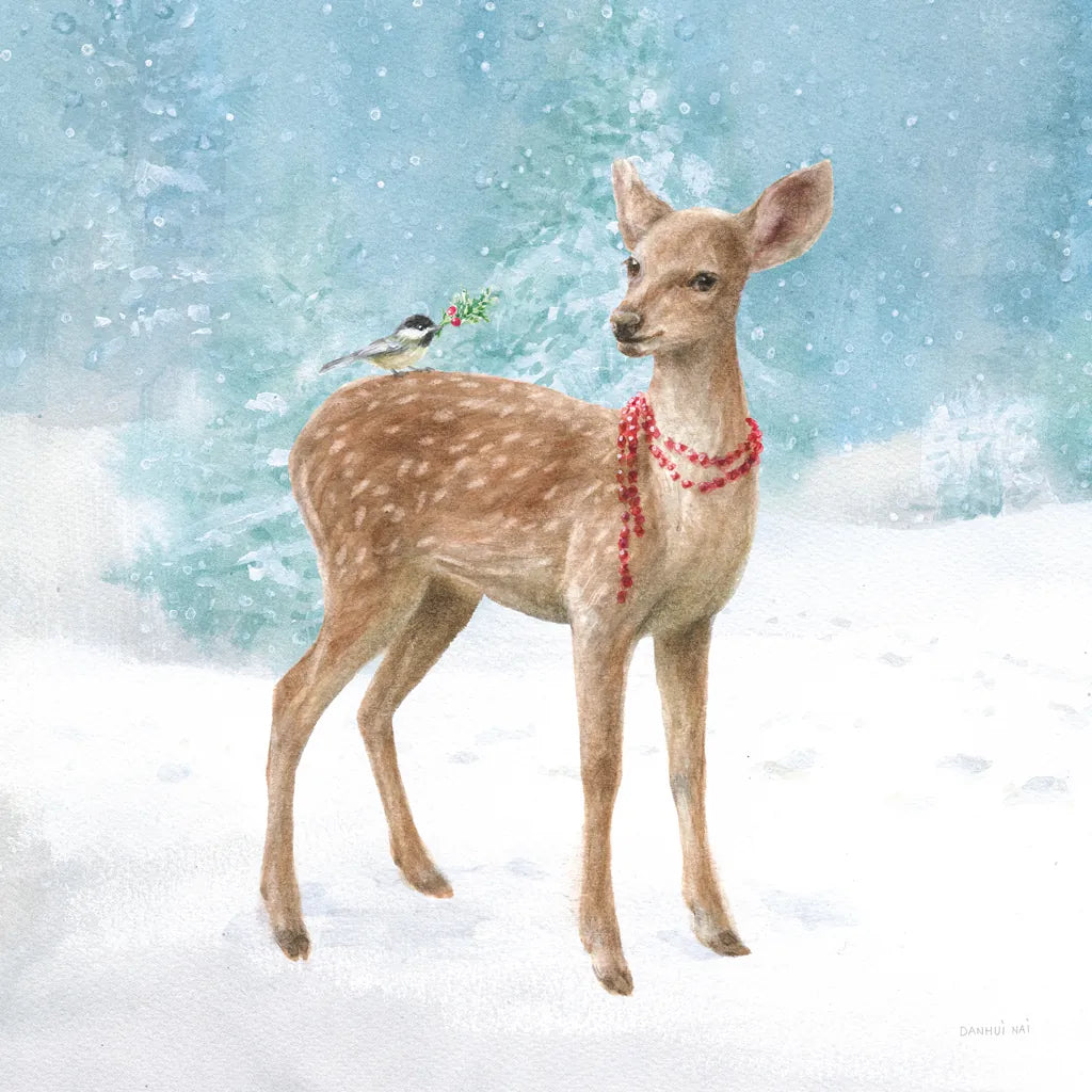 Woodland Celebration VI by Danhui Nai. SKU 54908a. Archival Giclee Fine art print for wall decor.