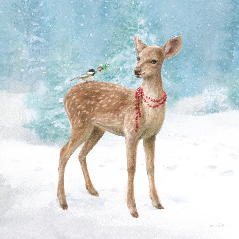 Woodland Celebration VI by Danhui Nai. SKU 54908a. Archival Giclee Fine art print for wall decor.