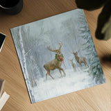 Woodland Holidays I by Danhui Nai. Shown as a detailed flat fine art print, highlighting archival giclee quality. Available as an archival giclee rolled canvas, fine art paper, or poster print. SKU 38594a.