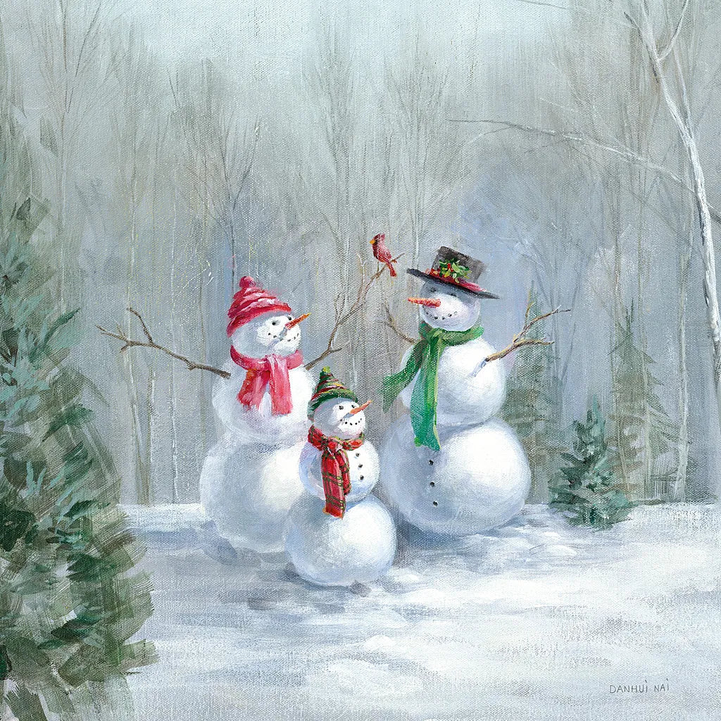 Woodland Holidays II by Danhui Nai. SKU 38595a. Archival Giclee Fine art print for wall decor.