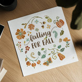 Autumn Impressions III by Daphne Brissonnet. Shown as a detailed flat fine art print, highlighting archival giclee quality. Available as an archival giclee rolled canvas, fine art paper, or poster print. SKU 35046a.