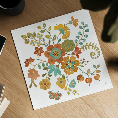 Autumn Impressions IV by Daphne Brissonnet. Shown as a detailed flat fine art print, highlighting archival giclee quality. Available as an archival giclee rolled canvas, fine art paper, or poster print. SKU 35047a.