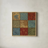 Barcelona II by Daphne Brissonnet. Shown in a natural wood glass frame for a timeless modern aesthetic. Available as an archival giclee rolled canvas, fine art paper, or poster print. SKU 20769a.