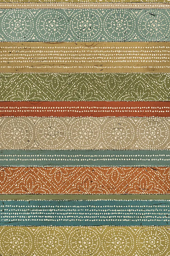 Batik Stripes II by Daphne Brissonnet. SKU 24908h. Archival Giclee Fine art print for wall decor.