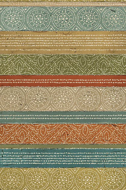 Batik Stripes II by Daphne Brissonnet. SKU 24908h. Archival Giclee Fine art print for wall decor.