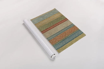 Batik Stripes II by Daphne Brissonnet. shown as a rolled paper print. Available as archival giclee rolled canvas, fine art paper, or poster print. SKU 24908h.