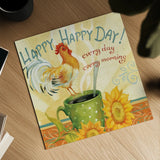 Beautiful Day III by Daphne Brissonnet. Shown as a detailed flat fine art print, highlighting archival giclee quality. Available as an archival giclee rolled canvas, fine art paper, or poster print. SKU 29499a.
