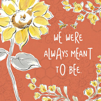 Bee Happy IV Spice by Daphne Brissonnet. SKU 36781a. Archival Giclee Fine art print for wall decor.