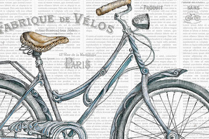 Bicycles III by Daphne Brissonnet. SKU 28775i. Archival Giclee Fine art print for wall decor.