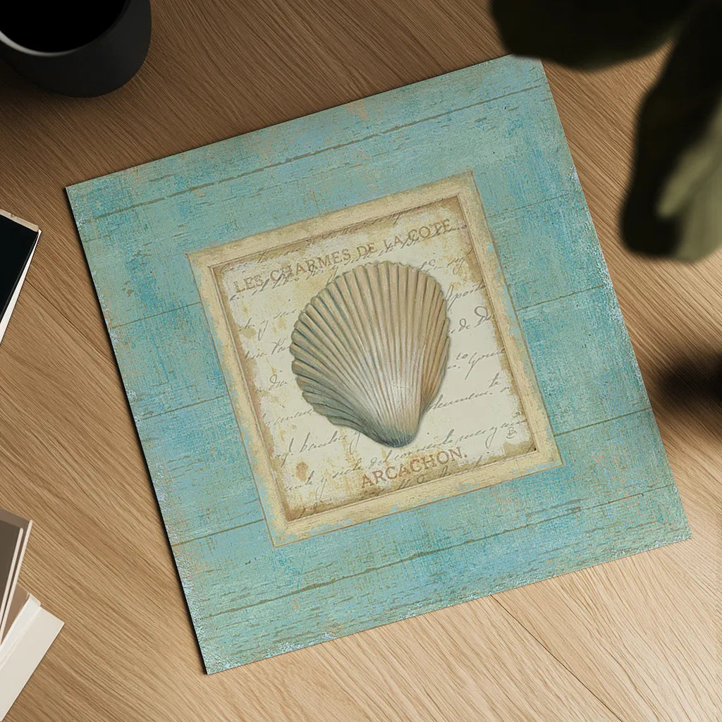 Bijou de Mer III by Daphne Brissonnet. Shown as a detailed flat fine art print, highlighting archival giclee quality. Available as an archival giclee rolled canvas, fine art paper, or poster print. SKU 2301a.