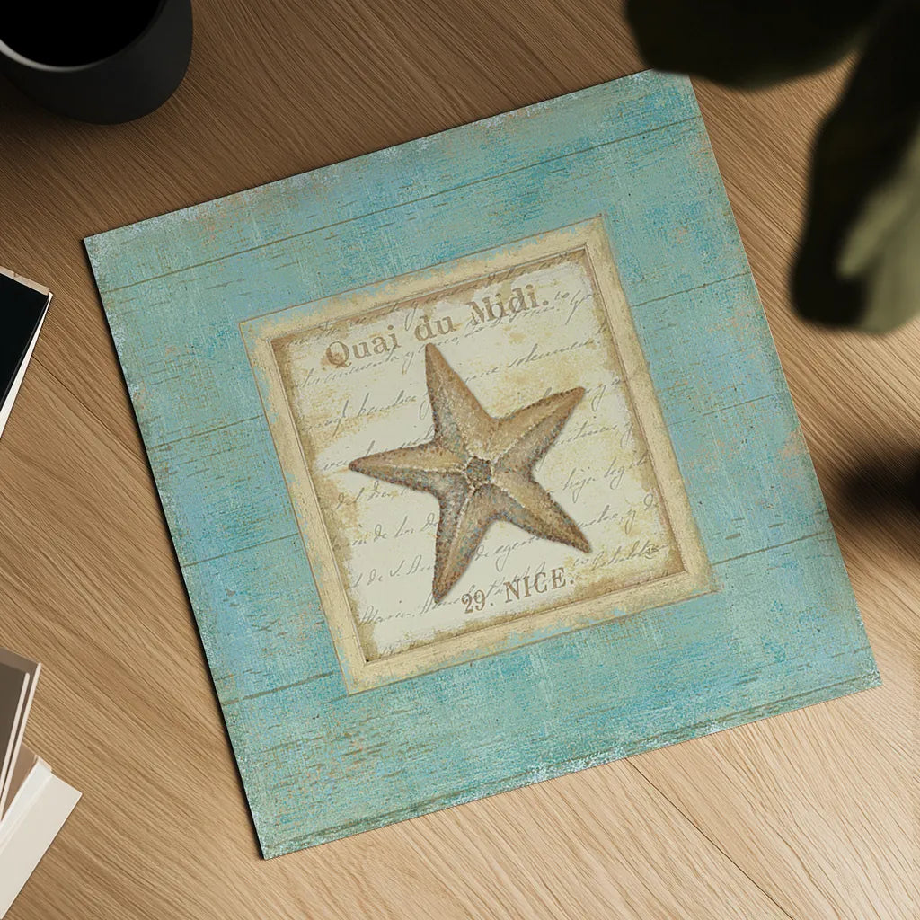 Bijou de Mer IV by Daphne Brissonnet. Shown as a detailed flat fine art print, highlighting archival giclee quality. Available as an archival giclee rolled canvas, fine art paper, or poster print. SKU 2302a.