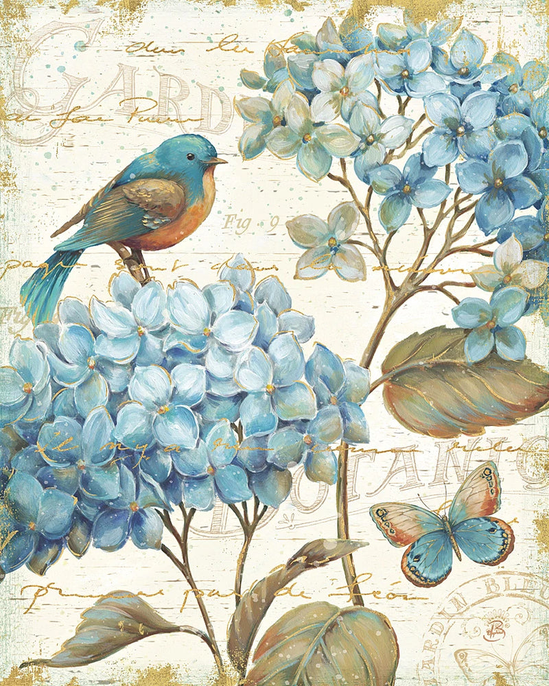 Blue Garden II by Daphne Brissonnet