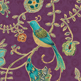 Bohemian Wings VI Aubergine by Daphne Brissonnet. SKU 23808a. Archival Giclee Fine art print for wall decor.