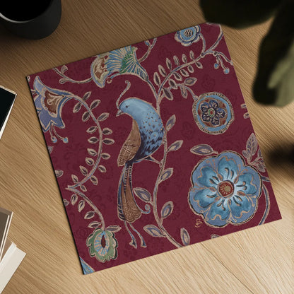 Bohemian Wings VIII Providence by Daphne Brissonnet. Shown as a detailed flat fine art print, highlighting archival giclee quality. Available as an archival giclee rolled canvas, fine art paper, or poster print. SKU 84332a.