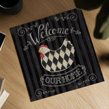 Casual Country Square II by Daphne Brissonnet. Shown as a detailed flat fine art print, highlighting archival giclee quality. Available as an archival giclee rolled canvas, fine art paper, or poster print. SKU 99395a.