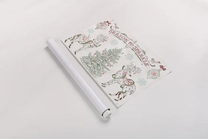 Christmas Season I by Daphne Brissonnet. shown as a rolled paper print. Available as archival giclee rolled canvas, fine art paper, or poster print. SKU 81011i.