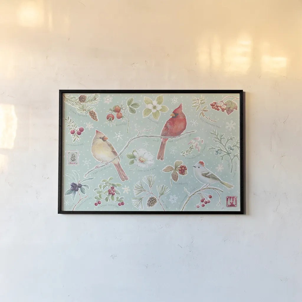 Classic Season I by Daphne Brissonnet. shown as a paper print in a black flame. Available as a archival giclee rolled canvas, fine art paper, or poster print. SKU 76769i.