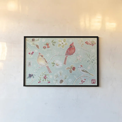 Classic Season I by Daphne Brissonnet. shown as a paper print in a black flame. Available as a archival giclee rolled canvas, fine art paper, or poster print. SKU 76769i.