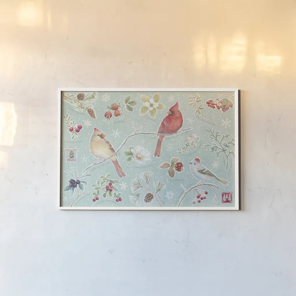 Classic Season I by Daphne Brissonnet. shown as a paper print in a white frame. Available as a archival giclee rolled canvas, fine art paper, or poster print. SKU 76769i.