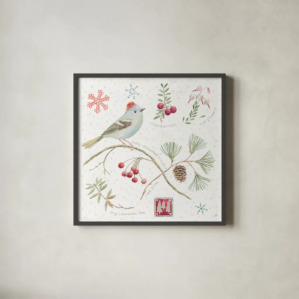 Classic Season II by Daphne Brissonnet. Shown in a sleek black glass frame for a contemporary gallery look. Available as an archival giclee rolled canvas, fine art paper, or poster print. SKU 76770a.
