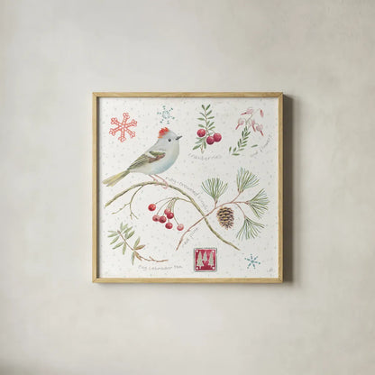 Classic Season II by Daphne Brissonnet. Shown in a natural wood glass frame for a timeless modern aesthetic. Available as an archival giclee rolled canvas, fine art paper, or poster print. SKU 76770a.