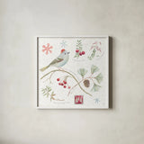 Classic Season II by Daphne Brissonnet. Shown in a crisp white glass frame for a clean and minimalist style. Available as an archival giclee rolled canvas, fine art paper, or poster print. SKU 76770a.