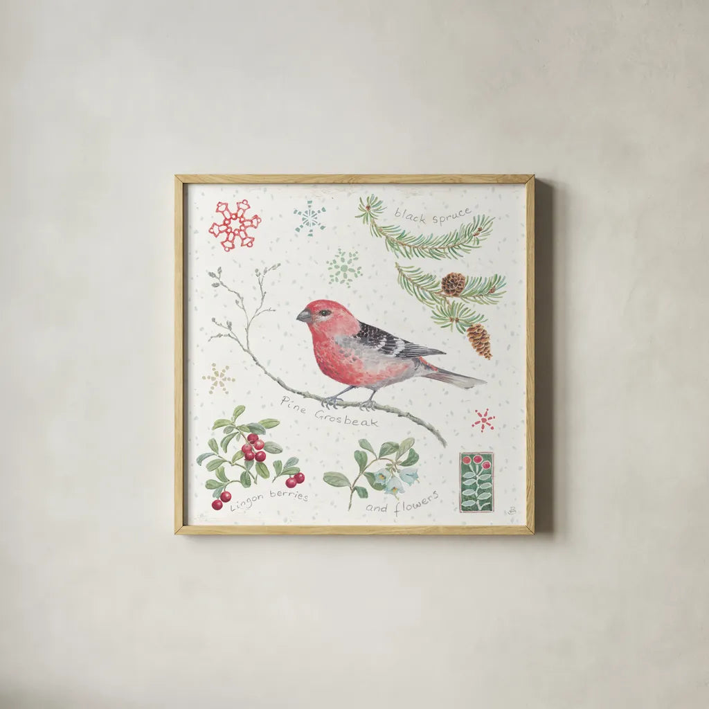 Classic Season III by Daphne Brissonnet. Shown in a natural wood glass frame for a timeless modern aesthetic. Available as an archival giclee rolled canvas, fine art paper, or poster print. SKU 76771a.