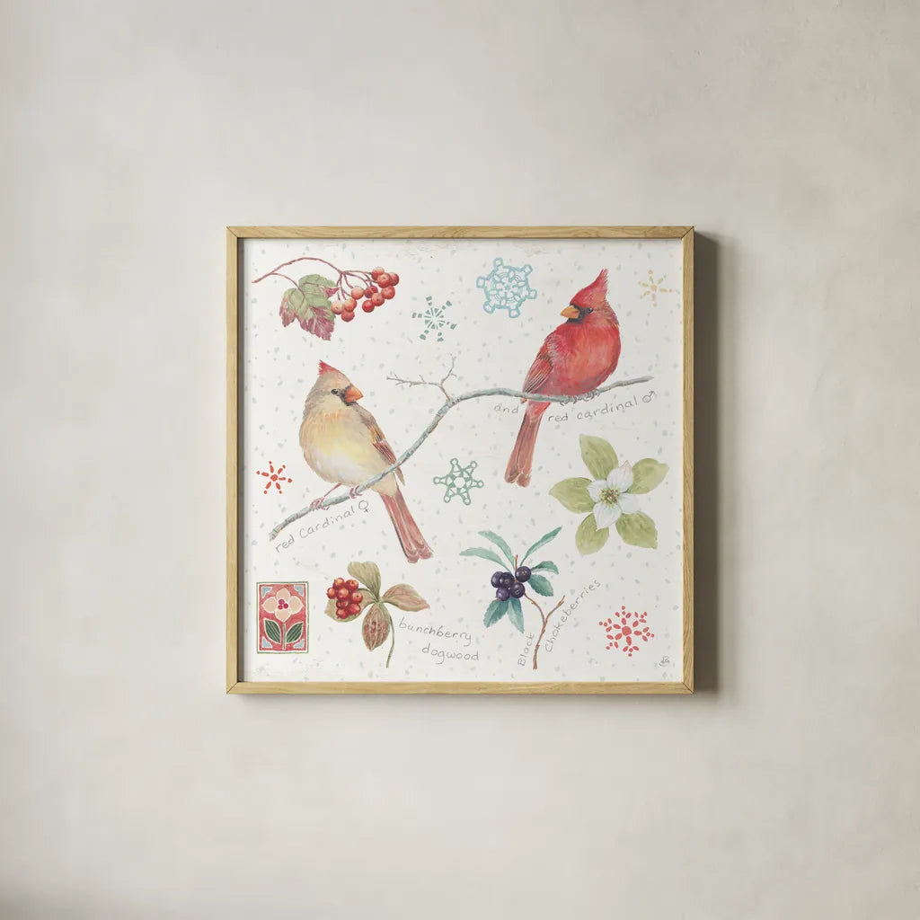 Classic Season IV by Daphne Brissonnet. Shown in a natural wood glass frame for a timeless modern aesthetic. Available as an archival giclee rolled canvas, fine art paper, or poster print. SKU 76772a.