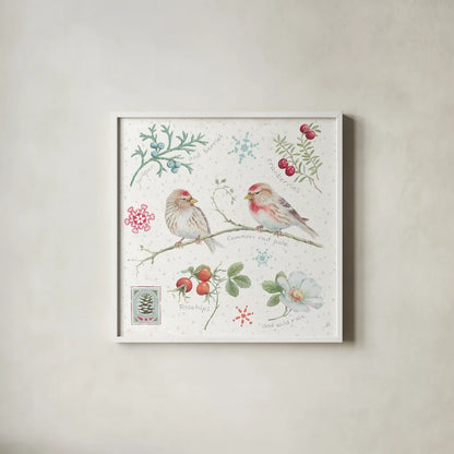 Classic Season V by Daphne Brissonnet. Shown in a crisp white glass frame for a clean and minimalist style. Available as an archival giclee rolled canvas, fine art paper, or poster print. SKU 76773a.