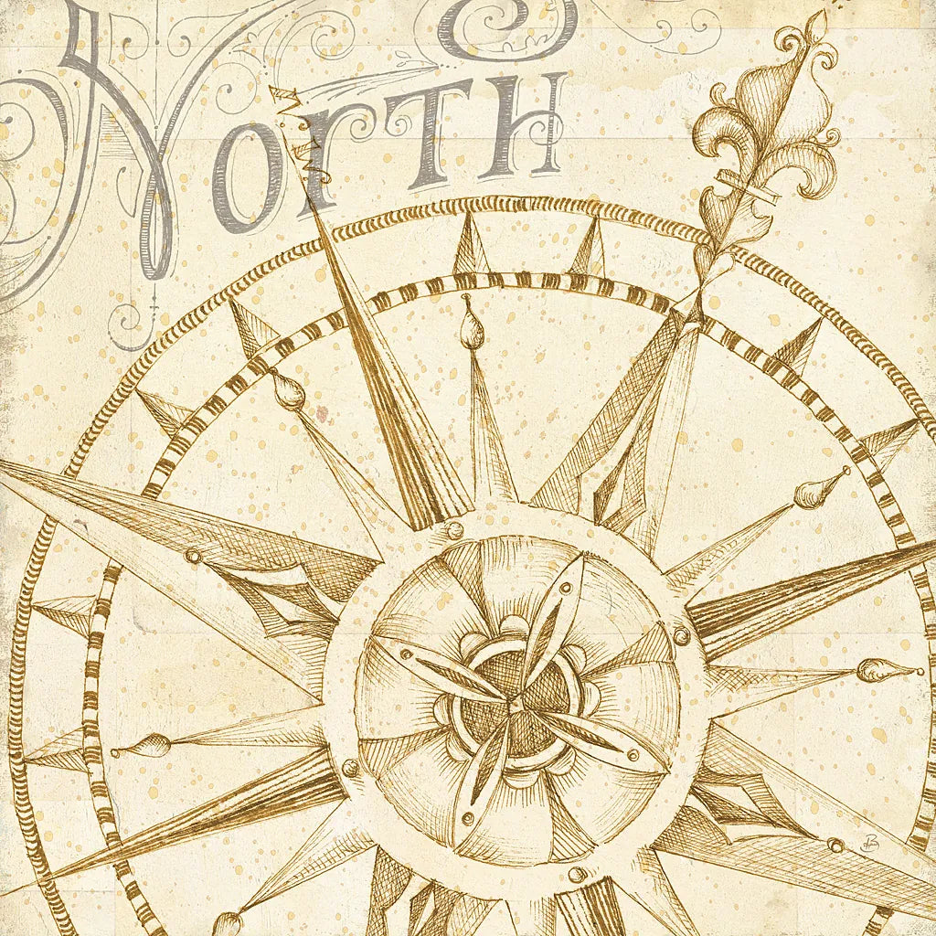 Coast to Coast Sepia I by Daphne Brissonnet. SKU 14057a. Archival Giclee Fine art print for wall decor.