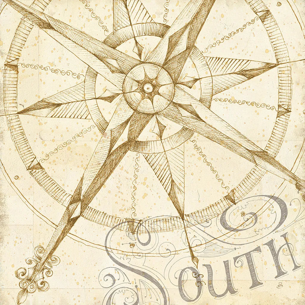 Coast to Coast Sepia II by Daphne Brissonnet. SKU 14058a. Archival Giclee Fine art print for wall decor.