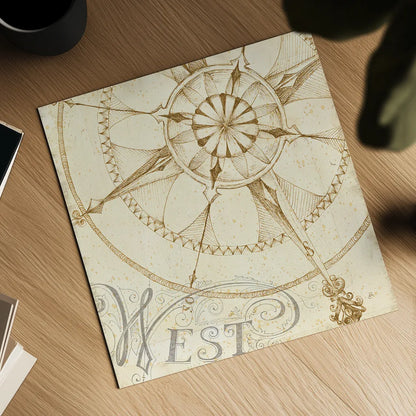 Coast to Coast Sepia IV by Daphne Brissonnet. Shown as a detailed flat fine art print, highlighting archival giclee quality. Available as an archival giclee rolled canvas, fine art paper, or poster print. SKU 14060a.