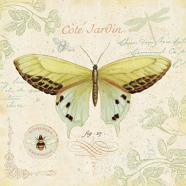 Cote Jardin II by Daphne Brissonnet. SKU 5096a. Archival Giclee Fine art print for wall decor.