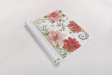 Country Poinsettias I by Daphne Brissonnet. shown as a rolled paper print. Available as archival giclee rolled canvas, fine art paper, or poster print. SKU 46263i.