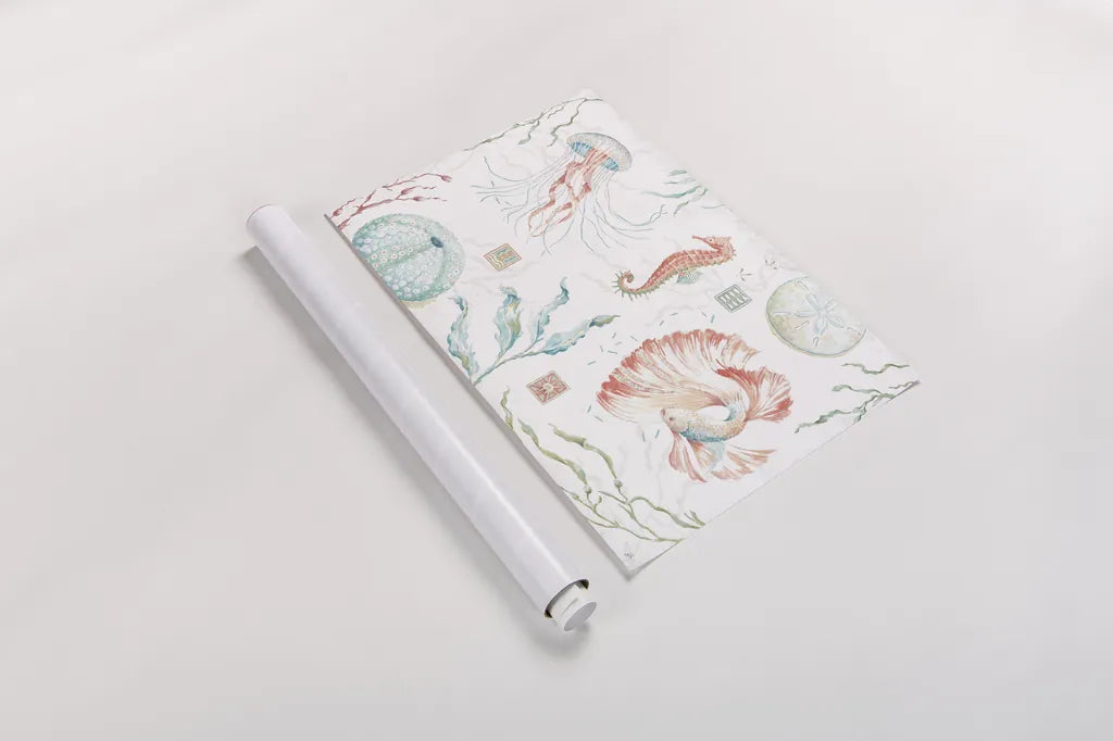 Delicate Sea I by Daphne Brissonnet. shown as a rolled paper print. Available as archival giclee rolled canvas, fine art paper, or poster print. SKU 74691i.