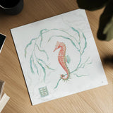 Delicate Sea III by Daphne Brissonnet. Shown as a detailed flat fine art print, highlighting archival giclee quality. Available as an archival giclee rolled canvas, fine art paper, or poster print. SKU 74693a.