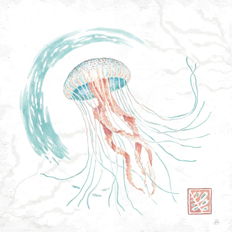 Delicate Sea IV by Daphne Brissonnet. SKU 74694a. Archival Giclee Fine art print for wall decor.